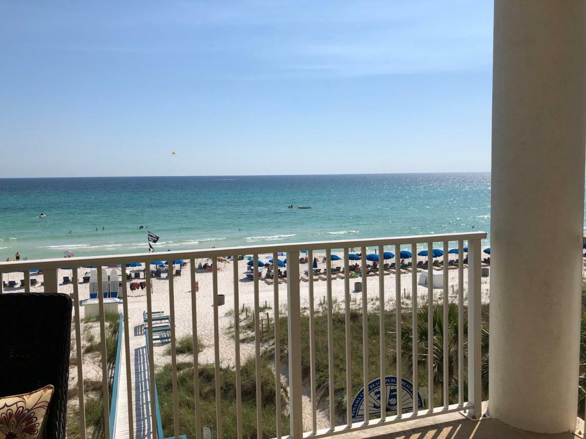 Barefoot Bliss - Beachfront Condo - Sleeps 12 Panama City Beach Eksteriør bilde